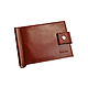 Order Standart genuine leather money clip (brown). EZCASE - Leather Design Studio. Livemaster. . Clamps Фото №3