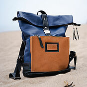 Сумки и аксессуары handmade. Livemaster - original item Backpacks: Deep Blue. Handmade.