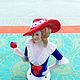 Винтаж: Aнтикварная куклa half doll половинка Dame au chapeau фарфор Германия. Куклы винтажные. Антиквариат и винтаж из Франции. Ярмарка Мастеров.  Фото №4