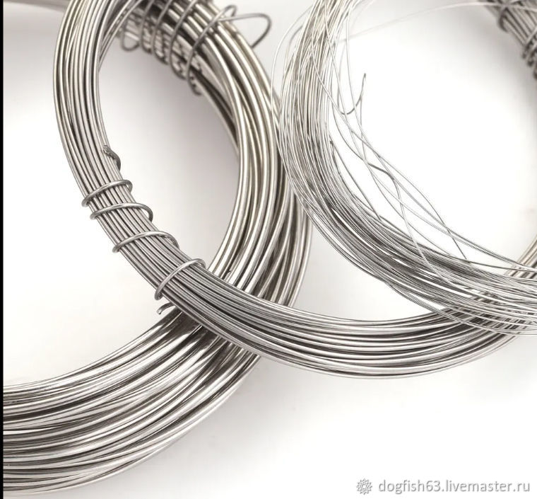 10145 (за 10 м) Проволока тонкая 0,3мм нержавеющая сталь купить в ...