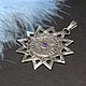 St. George's Cross pendant with amethyst in 925 TS0008 silver. Pendant. Sunny Silver. My Livemaster. Фото №4