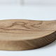 Order Board for snacks ' Leaf'. Color 'walnut'. derevyannaya-masterskaya-yasen (yasen-wood). Livemaster. . Cutting Boards Фото №3
