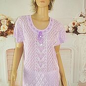 Одежда handmade. Livemaster - original item Openwork blouse,size ,50-54,cotton.. Handmade.