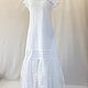 White dress in the style boho. Dresses. Boho-Eklektika. Online shopping on My Livemaster.  Фото №2