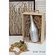 Wooden box pencil case with transparent lid piggy bank for wine corks. Packing box. Именные сувениры и деревянная упаковка. Online shopping on My Livemaster.  Фото №2
