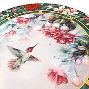 Винтаж handmade. Livemaster - original item Plate, porcelain, flower tale, Heinrich, Villeroy &Boch.. Handmade.