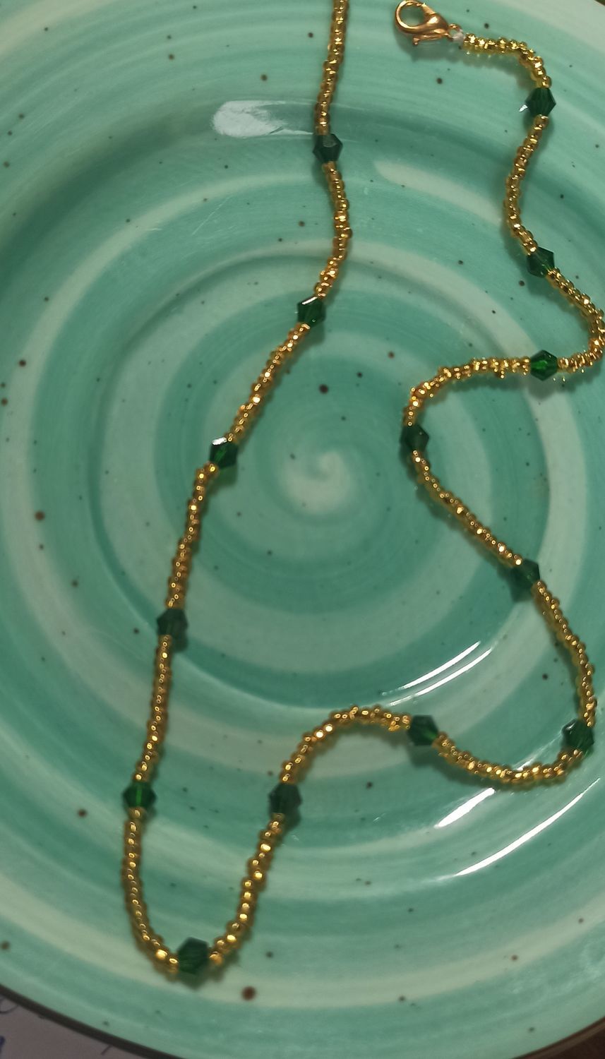 Чокер из бисера в интернет-магазине Ярмарка Мастеров по цене 350 ...