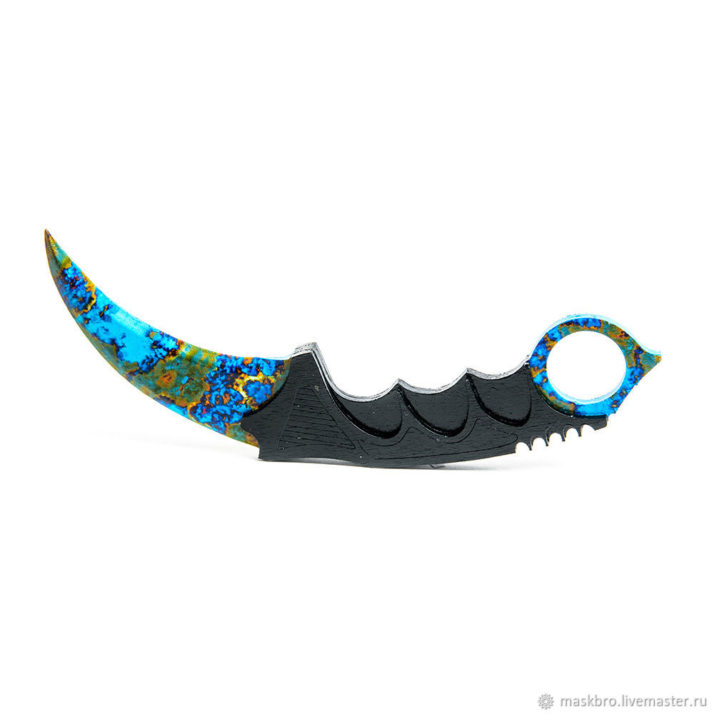 Деревянный нож керамбит Поверхностная закалка, MASKBRO купить в ...