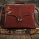  Красный женский портфель, Классическая сумка, Красноярск,  Фото №1