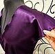 Sophisticated gown made of Italian satin color eggplant. Robes. Shirma (Shirma-Shop). Online shopping on My Livemaster.  Фото №2