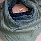 Knitted Bacchus 'Olive Gradient.!'-2. Shawls. Nadezda-L. Online shopping on My Livemaster.  Фото №2