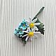 Order Brooch-pin Bouquet of flowers. biser-Mily. Livemaster. . Brooches Фото №3