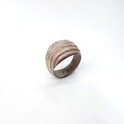 Украшения handmade. Livemaster - original item Ring made of deer antler 