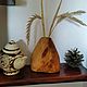 Декоративная ваза из дерева ручной работы, Декор, Лозовая,  Фото №1