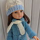 Пальто для куклы Паола Рейна+шапка и шарф. Одежда для кукол. Всего по-маленьку. Ярмарка Мастеров.  Фото №6