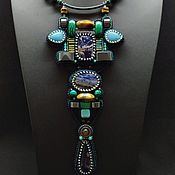 Украшения handmade. Livemaster - original item Long necklace with natural stones. Handmade.
