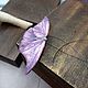 Brooch Moth fiolent polymer clay. Brooches. AnnaMalnaya. My Livemaster. Фото №4