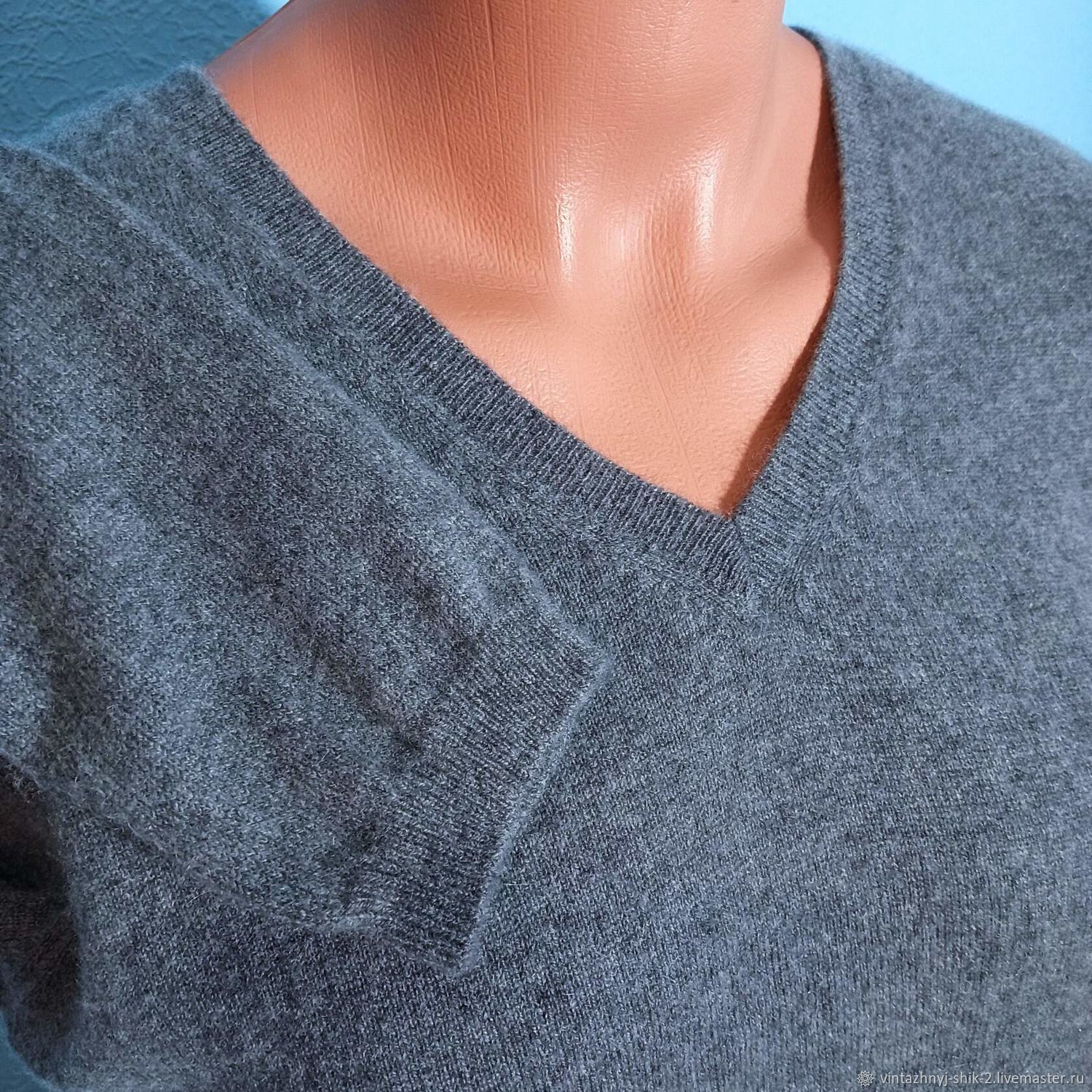 Винтаж: 100% КАШЕМИРОВЫЙ ПУЛОВЕР AVENUE FOCH ГЕРМАНИЯ 50