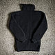 Knitted black sweater (No. №502), Mens sweaters, Nalchik,  Фото №1