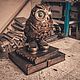 Сова из металла, Steampunk сувенир. Скульптуры. Art-56. Ярмарка Мастеров.  Фото №4