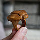 Ring wooden Moth. Rings. WOODMELODY. Online shopping on My Livemaster.  Фото №2
