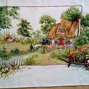 Embroidered picture of the Stranger size 45Х55 cm