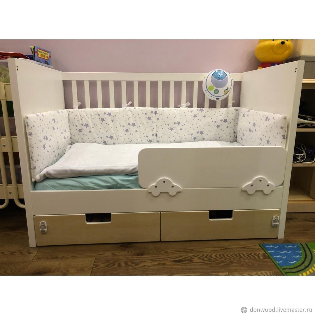 самодельный бортик для детской кровати