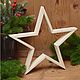 Star Wooden New Year Christmas Decor for Home Showcases, Interior elements, Moscow,  Фото №1
