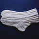Women's knitted socks White fire. Socks. Warm Yarn. My Livemaster. Фото №4