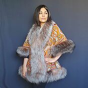 Одежда handmade. Livemaster - original item Jacket with silver fox fur from the 