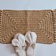 Ковёр из джута. Ковры для дома. knopa.klepa.decor. Интернет-магазин Ярмарка Мастеров.  Фото №2