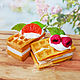 Order soap: ' Vienna waffle' gift gift the sweetness of the aroma. Edenicsoap - soap candles sachets. Livemaster. . Models of dishes Фото №3