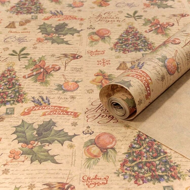 Крафтовая бумага, рулон 10 м, N12 купить в интернет-магазине Ярмарка ...