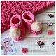 Заказать Плюшевые пинетки : пинетки ручной работы. Sunny_funny_gifts. Ярмарка Мастеров. . Пинетки Фото №3