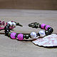 Agate, garnet and pearl bracelet ' Melody tenderness». Bead bracelet. irina-taranenko. My Livemaster. Фото №4