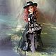 OOAK BJD кукла, Селин, 1/4, 41 см. В стиле стимпанк-рок. Шарнирная кукла. MariyaArtDolls Мария Громова. Ярмарка Мастеров.  Фото №4