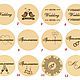 Wedding stickers, Labels, Moscow,  Фото №1