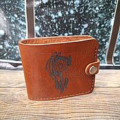 Сумки и аксессуары handmade. Livemaster - original item Leather Wallet engraved with Dragon Dreamcatcher. Handmade.
