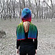 Order Copy of Green hooded scarf. Knitted fairy tales (empatik). Livemaster. . Hoods Фото №3