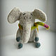 Elephant felted elephant elephants elephants. Felted Toy. lilu. Online shopping on My Livemaster.  Фото №2