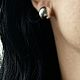 Серьги из серебра "Шарики 12 мм". Серьги классические. Newstylejewelry. Интернет-магазин Ярмарка Мастеров.  Фото №2