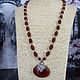 Order Carnelian necklace 'Isabella'. Magic box. Livemaster. . Necklace Фото №3