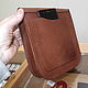Bag-tablet: Leather bag. Tablet bag. Изделия из кожи.HAND MADE Чкаловск. My Livemaster. Фото №6