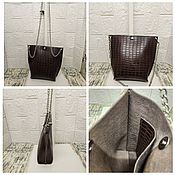 Bag Clutch bag made of genuine leather art 56