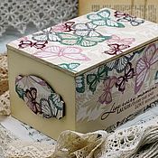Для дома и интерьера handmade. Livemaster - original item Box-box moths butterflies retro style. Handmade.