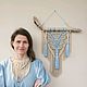 Панно макраме. Элементы интерьера. Macrame Vibes. Ярмарка Мастеров.  Фото №4