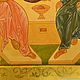 Икона Святая Троица. Иконы. МИР ИКОН. Ярмарка Мастеров.  Фото №5