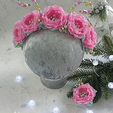 Аксессуары ручной работы. Ярмарка Мастеров - ручная работа Ободок бабочки. Handmade.