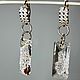 Серьги Swarovski Растущий прозрачный кристалл 26mm. Серьги классические. TLN North. Ярмарка Мастеров.  Фото №10