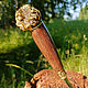 Spoon skimmer handle wenge tree, the head of the beast 'Lion'. Spoons. The Gift Oasis. My Livemaster. Фото №9